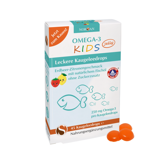 NORSAN OMEGA 3 KIDS JELLY 45 BONBONS A MACHER