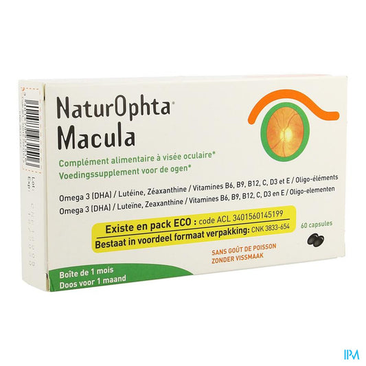 NATUROPHTA MACULA NF 60 CAPS