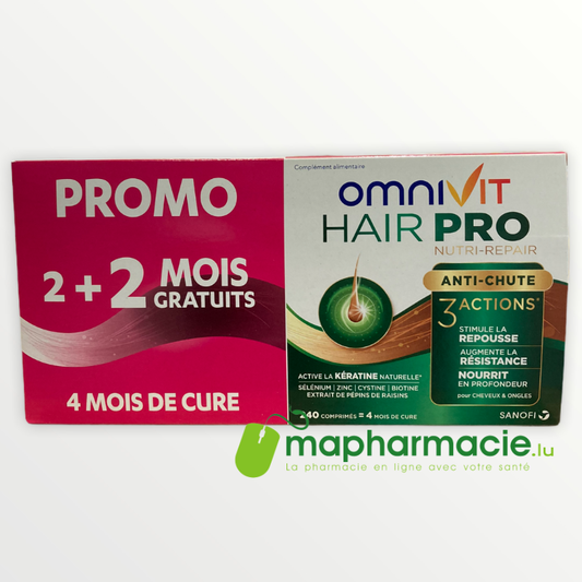 OMNIVIT HAIR PRO NUTRI REPAIR 120+120CPR