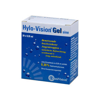 HYLO VISION GEL SINE 20*0,35 ML