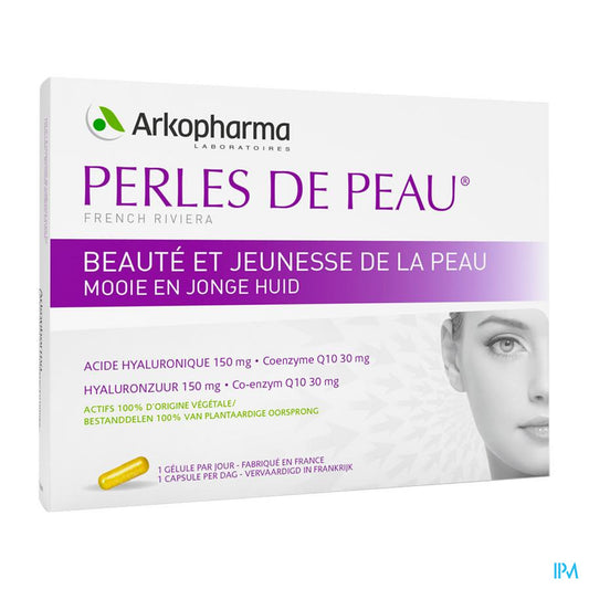 PERLES DE PEAU AC HYALUR + Q10 30 CAPS
