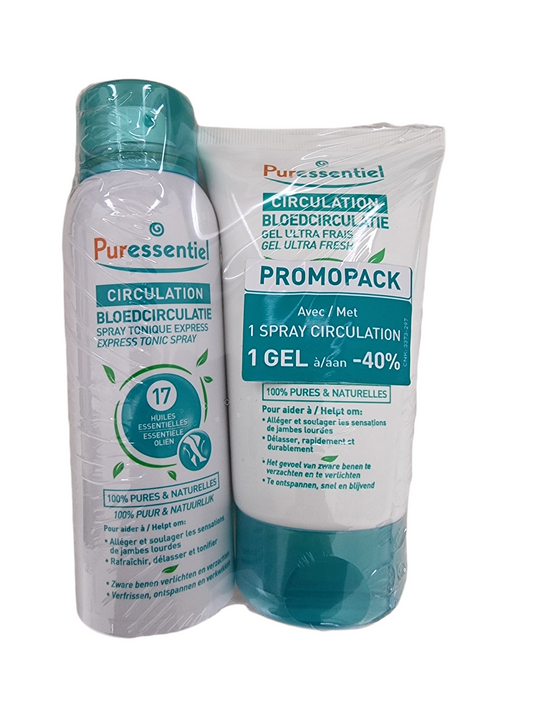 PURESSENTIEL CIRCULATION SPRAY +GEL A-40%