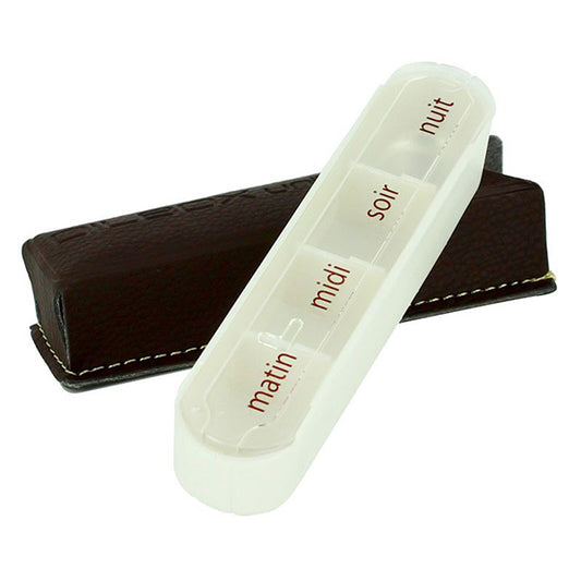 PILBOX UNIT 4P JOURNAL+ETUI CUIR