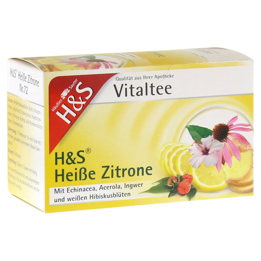 H+S HEISSE ZITRONE VITALTEE 20 SACH