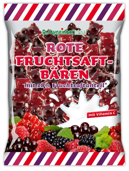 DR. MUNZINGER ROTE FRUCHTSAFTBAEREN 450G
