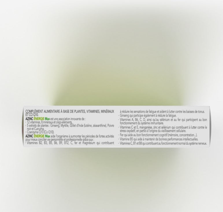 AZINC ENERGIE MAX 30 CPR