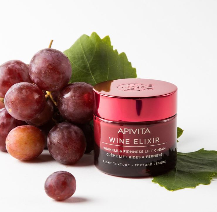APIVITA WINE ELIXIR CRÈME LIFT RIDES & FERMETÉ - TEXTURE LÉGÈRE 50 ML