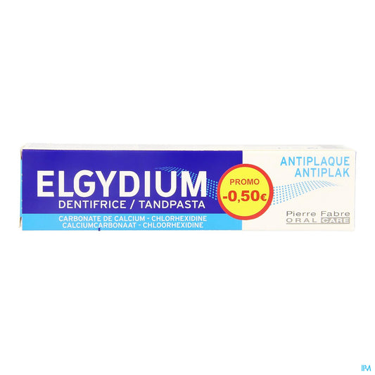ELGYDIUM DENT ANTI-PLAQUE 75ML PROMO-0,5