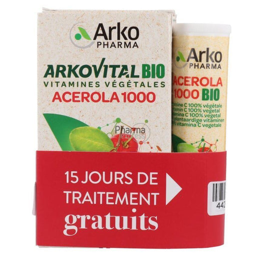 ARKOVITAL ACEROLA 1000 BIO PROMO30+15CPR