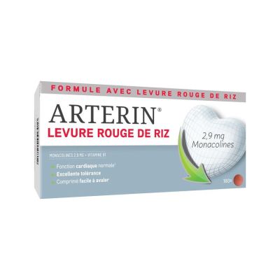 ARTERIN LEVURE ROUGE DE RIZ 180 TABS