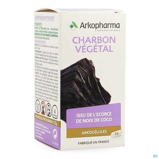 ARKOGELULES CHARBON VEGETAL 150 GEL