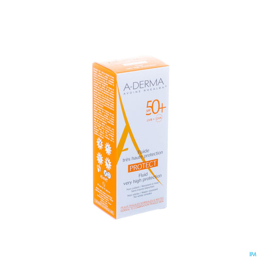 ADERMA PROTECT FLUIDE 50+ 40 ML