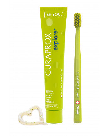 CURAPROX DENTIF BE YOU VERT 90ML + BAD