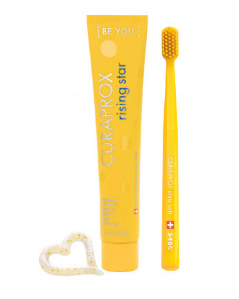 CURAPROX DENTIF BE YOU JAUNE 90ML + BAD
