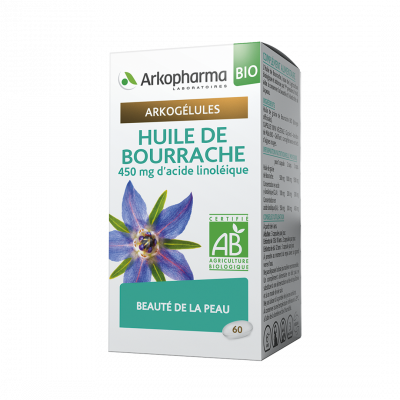 ARKOGELULES HUILE BOURRACHE BIO 60 GEL