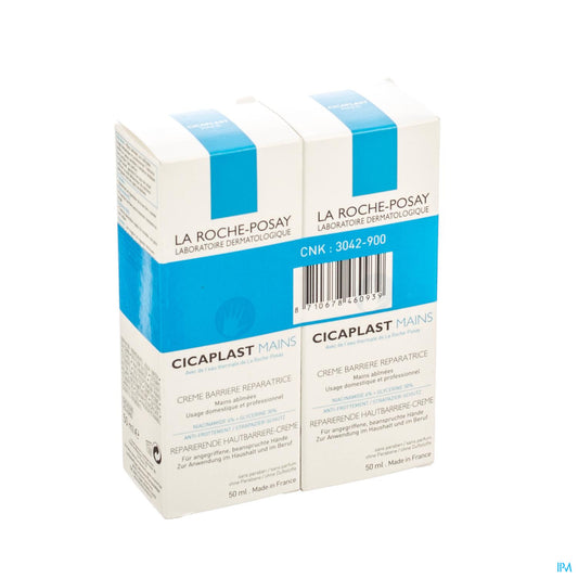 ROCHE POSAY CICAPLAST CR MAINS 2*50 ML
