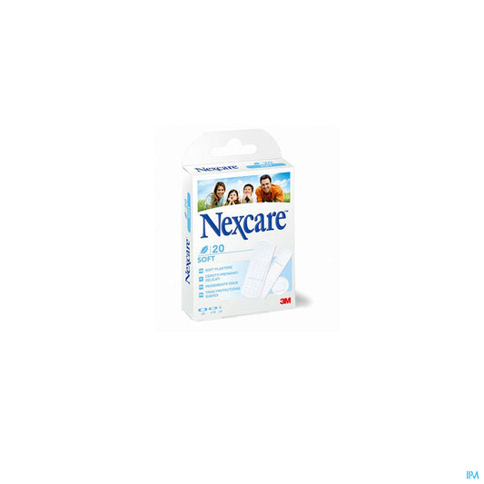 NEXCARE SOFT STRIPS BOX A 20 ASSORT