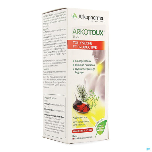 ARKOTUS SIROP TOUX SECHE 182 G