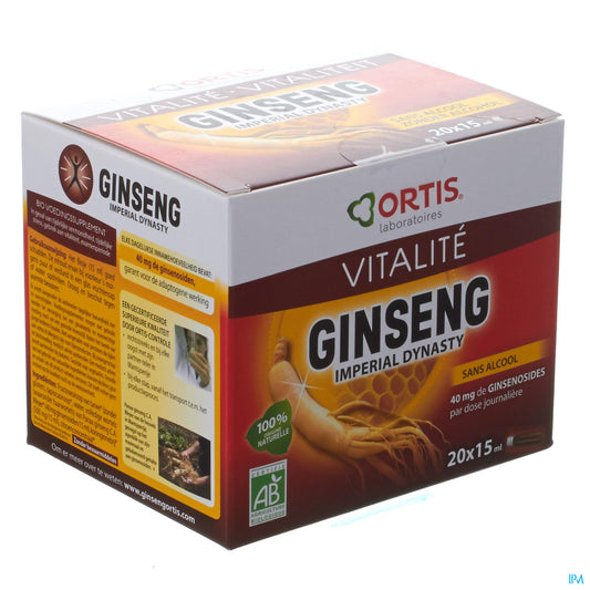GINSENG IMPERIAL DYNASTY BIO 20*15ML SS