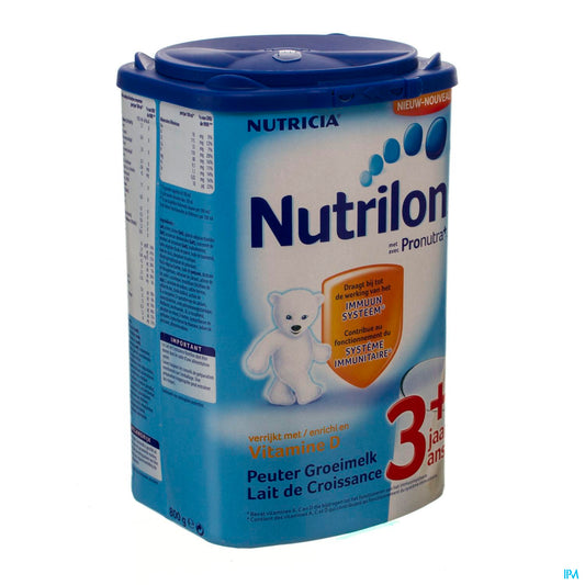 NUTRILON LAIT CROISSANCE 3+ PDR 800 G