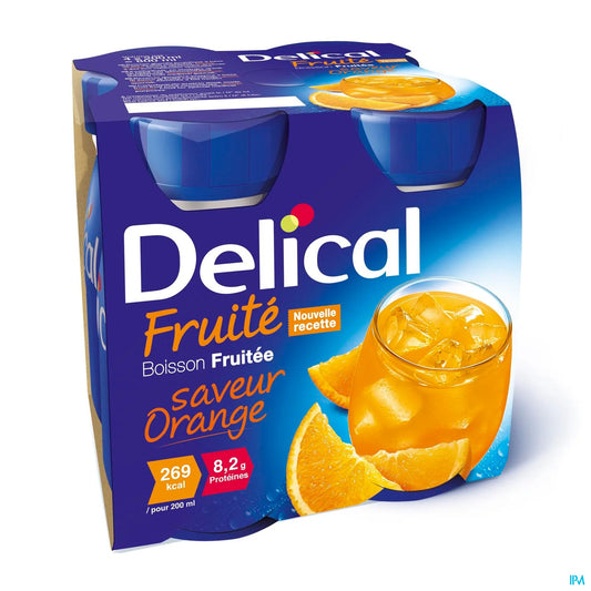 DELICAL FRUITE ORANGE 4*200 ML