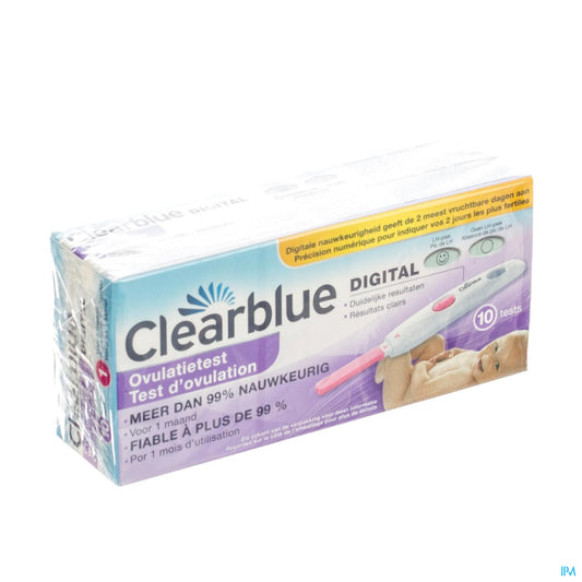 CLEARBLUE TEST OVUL DIGIT 2 JOURS A 10