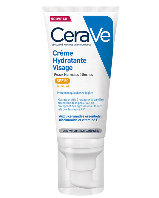 CERAVE CREME HYDR VISAGE SPF50 52ML