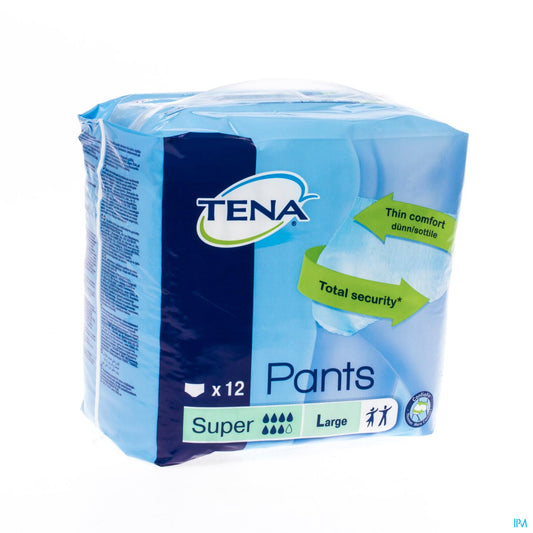 TENA PANTS SUPER CF LARGE A 12