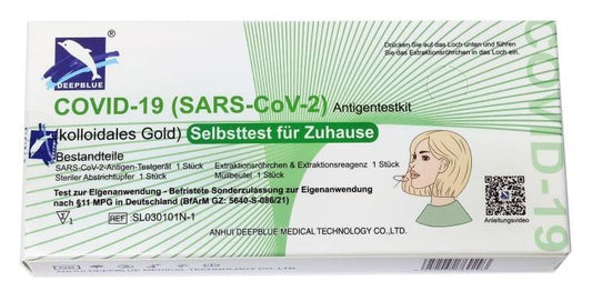 DEEPBLUE SARS COV2 AG TEST RAPIDE 1 PCE