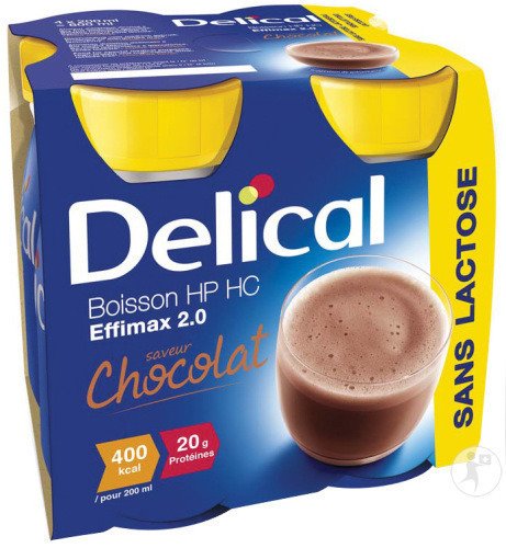 DELICAL EFFIMAX 2.0 CHOCOLAT 4*200ML