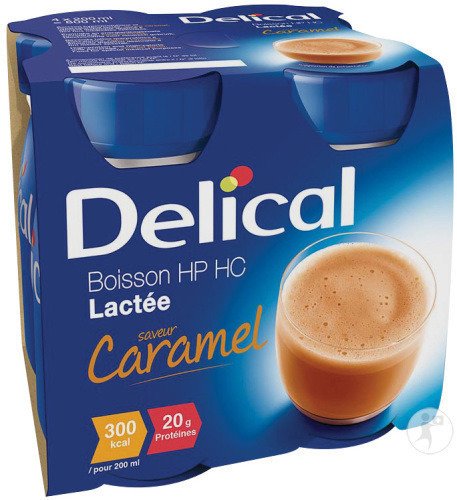 DELICAL BOISSON LACT HP/HC CARAMEL 4*200