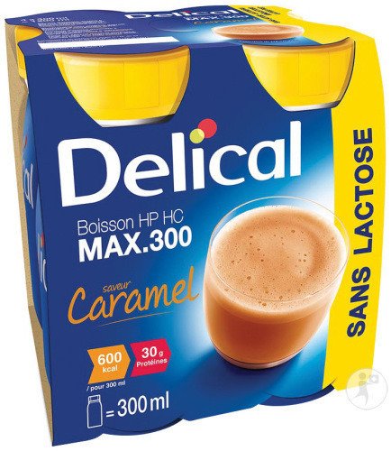 DELICAL MAX 300 SS LACTOSE CARAMEL 4*300