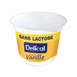 DELICAL CREME SANS LACTOSE VANILLE 125G