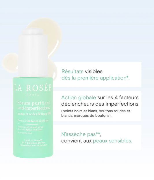LA ROSEE SERUM PUR. ANTI-IMPERF. 30ML