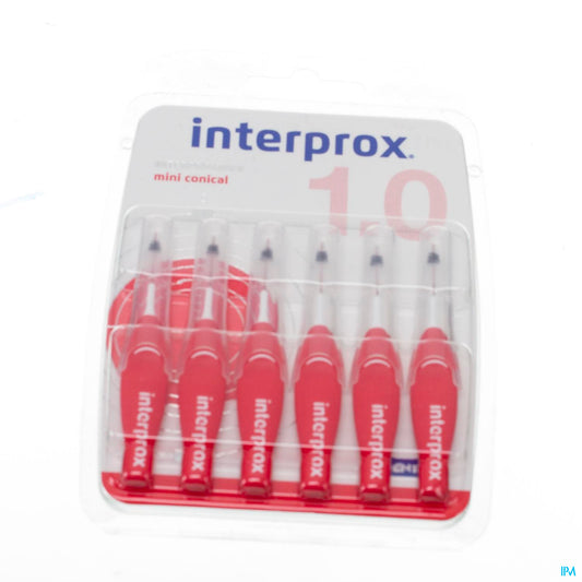 INTERPROX PREMIUM MINI CONIC 2-4MM ROUGE