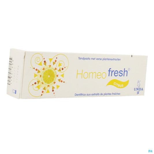 HOMEOFRESH DENTIF BIO CITRUS 75ML UNDA