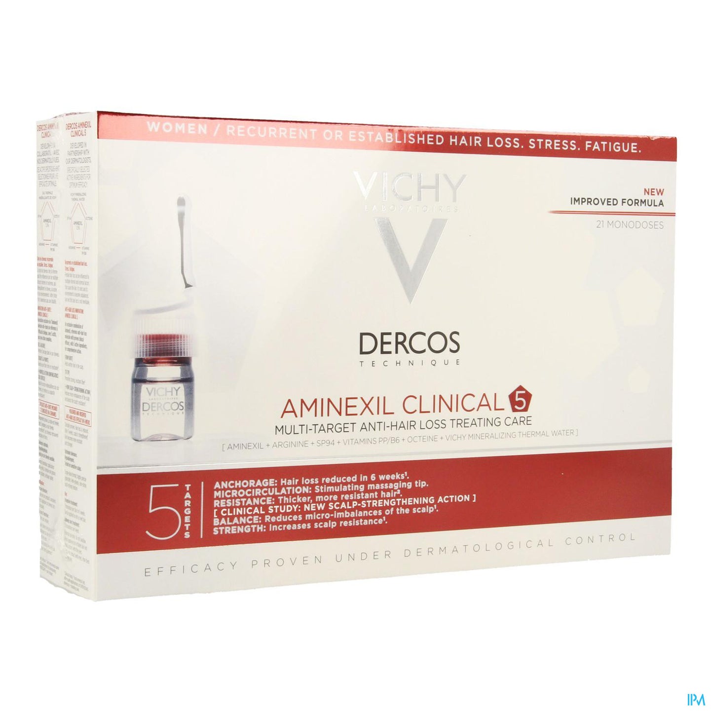 DERCOS AMINEXIL CLIN 5 WOMAN 21 AMP*6 ML
