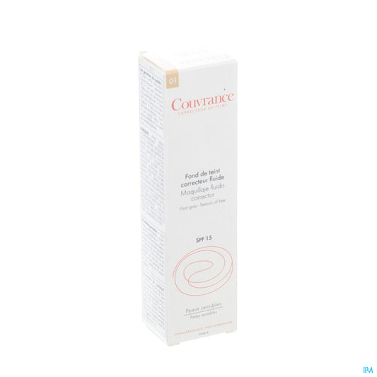 AVENE COUVR FDT FLUIDE PORCELAINE NR 1