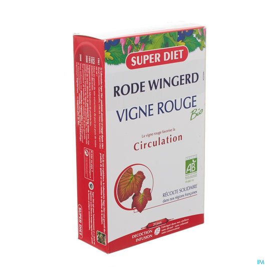 CIRCULATION VIGNE ROUGE BIO 20*15 ML