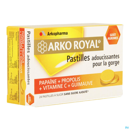 ARKOROYAL PROPOLIS PAPAINE-AGRUME 24PAST