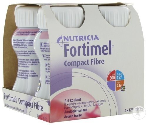 FORTIMEL COMPACT FIBRE FRAISE 4*125 ML