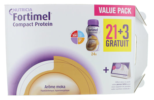 FORTIMEL COMPACT PROT MOKA 21+3 * 125 ML