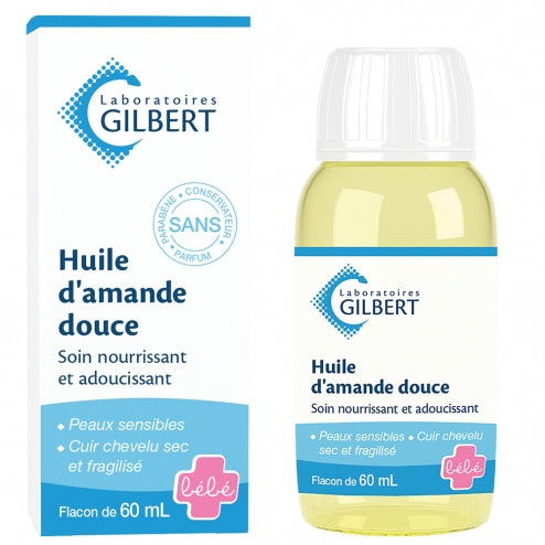 HUILE AMANDE DOUCE 60 ML GILBERT