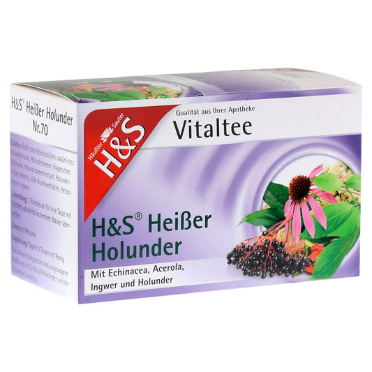 H+S HEISSER HOLUNDER VITALTEE 20 SACH