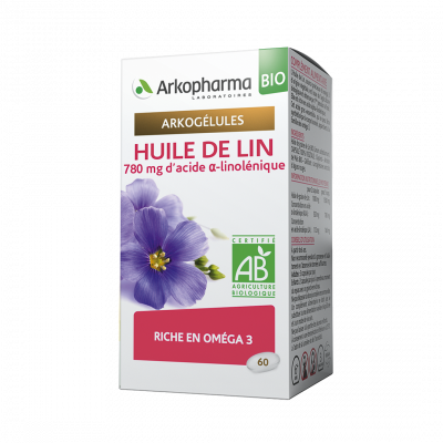 ARKOGELULES HUILE DE LIN 60 CAPS