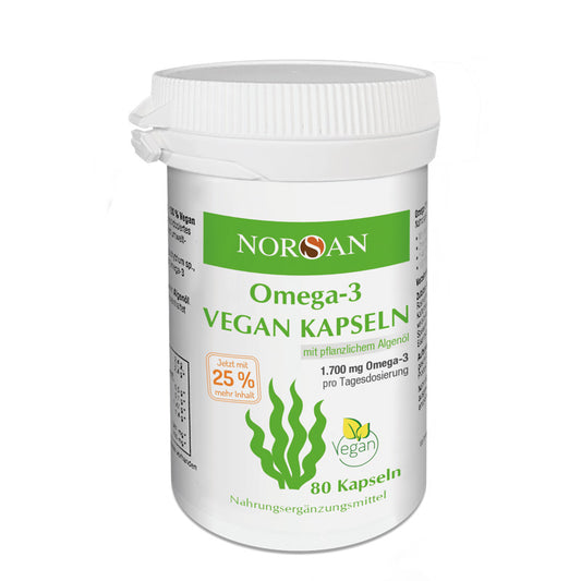 NORSAN OMEGA 3 VEGAN KAPSELN 80 KAPS