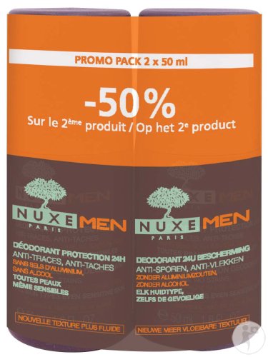 NUXE MEN DEO PROTECT 24H ROLL-ON DUO