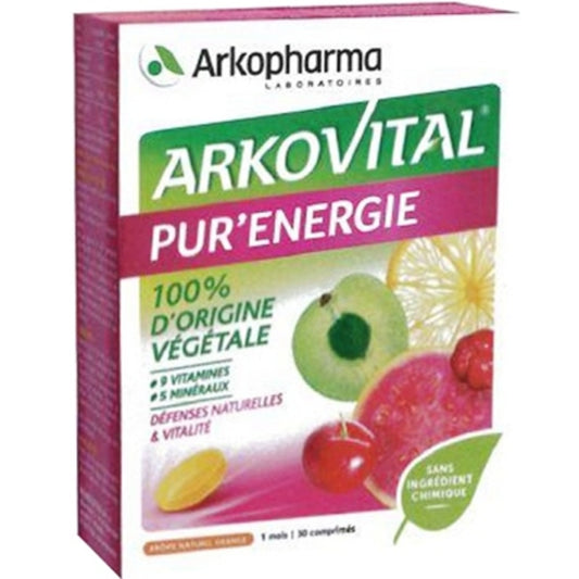 ARKOVITAL PURE ENERGIE 30 CPR