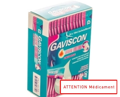 GAVISCON ANTIACIDE-ANTIREFLUX UD 24 SACH