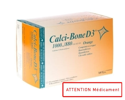 Calci Bone D3 Comp A Croquer 90